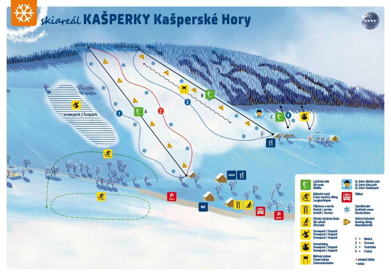 Apartman Hubert Kasperske Hory Zewnętrze zdjęcie